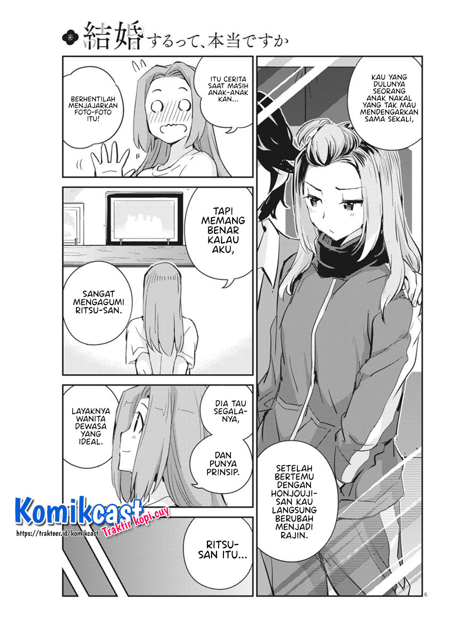 Kekkon Surutte, Hontou Desu ka? Chapter 63 Gambar 7